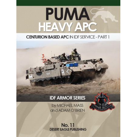 Portada del libro "IDF Armor - Puma Part 1" de Desert Eagle Publishing