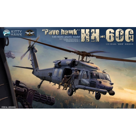 Maqueta de helicóptero 1/35 HH-60G "Pave Hawk" de Kitty Hawk