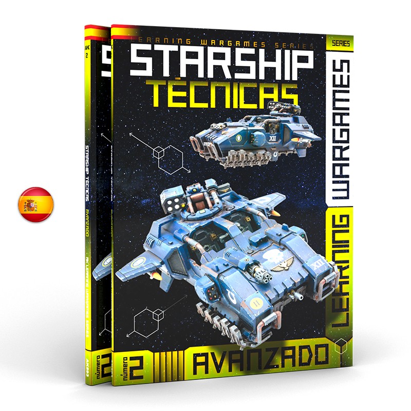 Portada del libro AK LEARNING WARGAMES SERIES 2: STARSHIP TÉCNICAS – AVANZADO en español del fabricante Ak-interactive