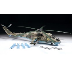 Zvezda 1/48 Mi-24P Soviet Attack Helicopter model kit