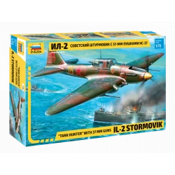 Maqueta de avión 1/72 Il-2 Stormovik "Tank Hunter" con cañones de 37 mm de Zvezda