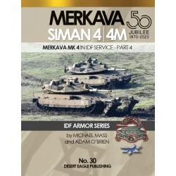 Libro The Merkava Siman 4/4M en servicio IDF Parte 4 Mk.4 - Desert Eagle Publishing