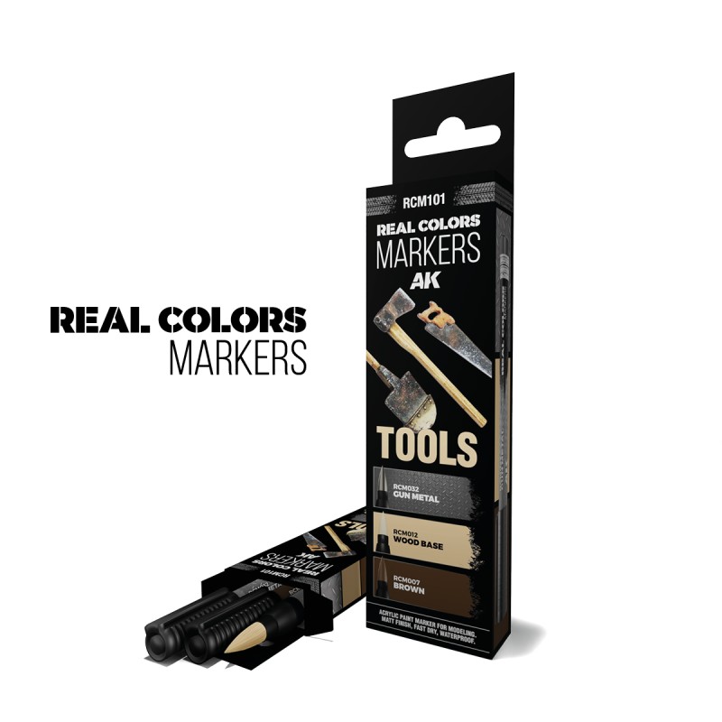 Set of three RC Markers for tools by AK Interactive