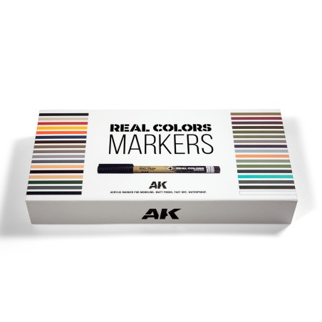 Ak Interactive SPECIAL BOX RC MARKERS – 34 units  – RC MARKERS SET