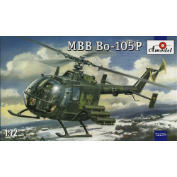 Amodel 1/72MBB Bo-105P helicopter model kit