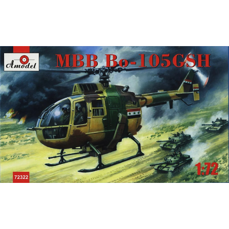 1/72 MBB Bo 105-GSH helicopter model kit