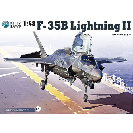 Maqueta de avión 1/48 F-35B Lightning II Version 2.0 de Kitty Hawk