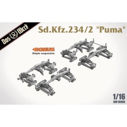 Maqueta de Tanque 1/16 Sd.Kfz. 234/2 Puma - Das Werk