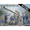 Figuras de la tripulación de la 8,8cm FlaK alemana de la Segunda Guerra Mundial - Das Werk