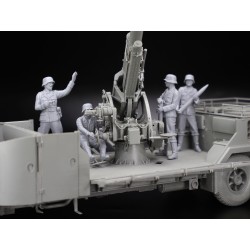 Maqueta German WWII 8,8cm FlaK Crew - Das Werk