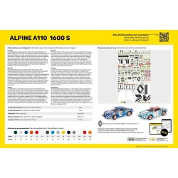 Heller 1/24 ALPINE A110 (1600) model kit