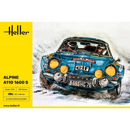 Heller 1/24 ALPINE A110 (1600) model kit