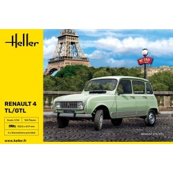 Heller 1/24 Renault 4 TL/GTL model kit