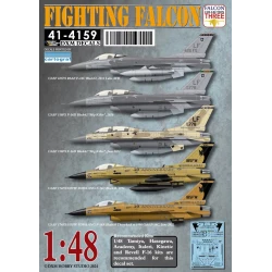 DXM Decals 1/48 Fighting Falcon Falcon Collection 3