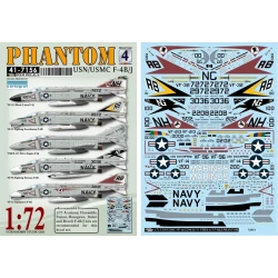 DXM Decals 1/72  F-4B/J Phantom II USN & USMC collection 4