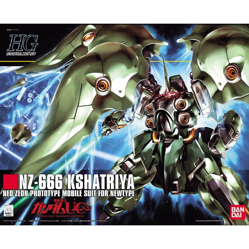 Bandai 1/144 HG NZ-666 Kshatriya Gundam Model Kit