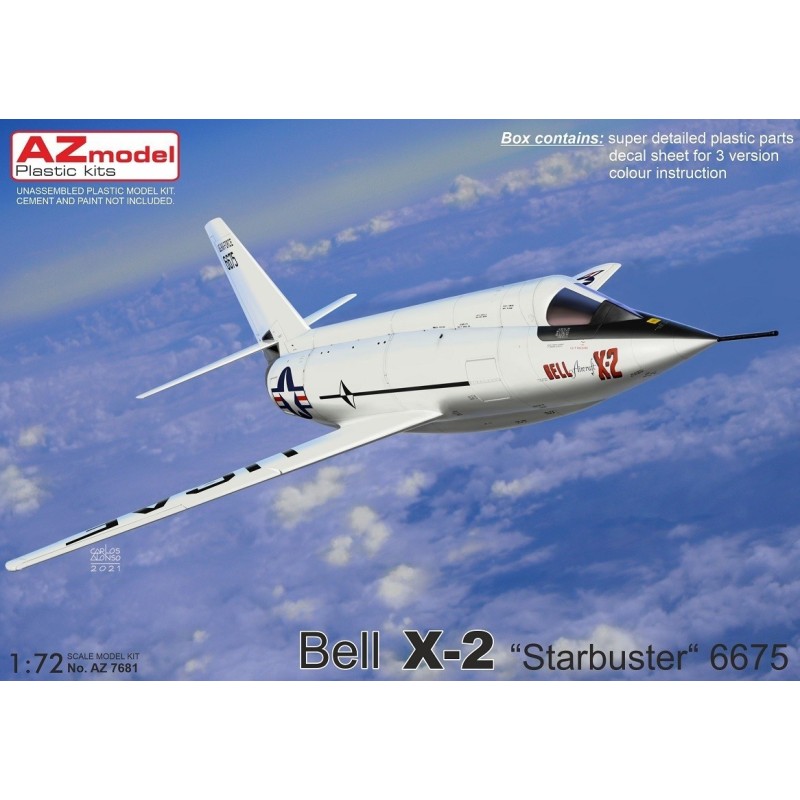 Maqueta de Avión 1/72 Bell X-2 "Starbuster" 6675 de Az Models