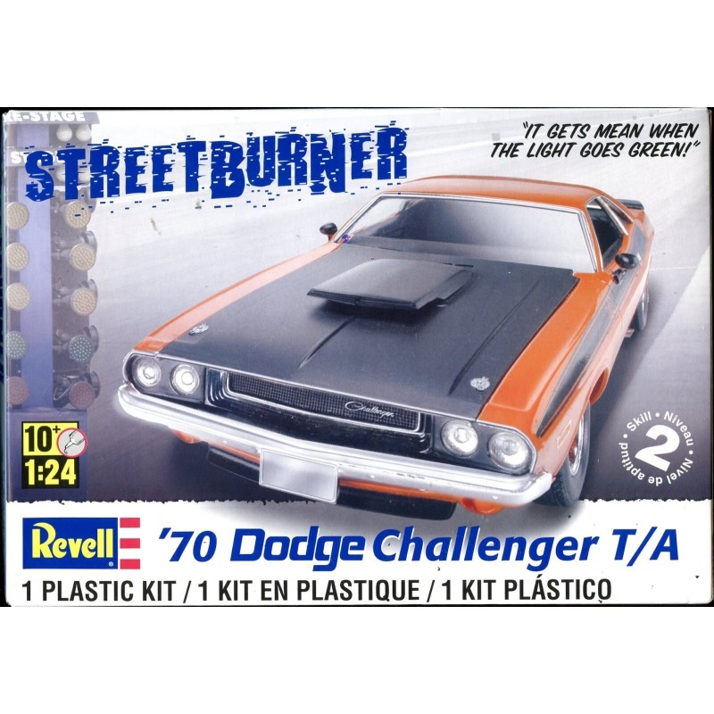 Maqueta de coche 1/24 1970 Dodge Challenger 2'n 1 del fabricante Revell