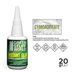 Pegamento Cianoacrilato 20g Green Stuff World para modelismo