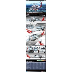 Maqueta Helicóptero Sikorsky MH-60S HSC-9 "Tridents" 1/35 - Academy