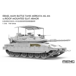 Maqueta Merkava Mk.4M 1/35 Meng | Tanque Israelí con Blindaje Slat