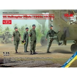 Set de Figuras 1/35 US Helicopter Pilots (1960s-1970s) - ICM