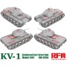 Rye Fiel Models 1/35 KV-1 Mod 1942 w/Reinforced Cast Turret & Workable Track Links