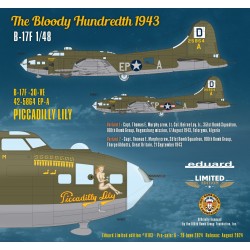 Maqueta 1/48 B-17F The Bloody Hundredth 1943 - Eduard | Robotines