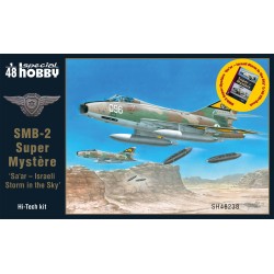 Special Hobby 1/48 SMB-2 Super Mystere Sa'ar - Israeli Storm in the Sky Kit+Book