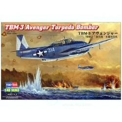 Maqueta 1/48 TBM-3 Avenger Torpedo Bomber Hobbyboss