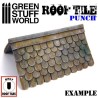 GREEN STUFF WORLD Miniature ROOF TILE Punch