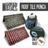 Green Stuff World Miniature ROOF TILE Punch