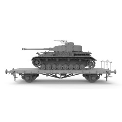 Maqueta 1/35 Pz.Kpfw. IV Ausf. J & Plataforma Ferroviaria Ommr - Edición Limitada