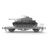 Border Model 1/35 Pz.Kpfw. IV Ausf. J Early/Mid & Railway Flatbed Ommr Limited Edition