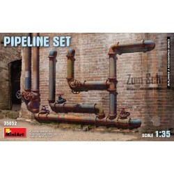 Maqueta 1/35 Pipeline Set Miniart para dioramas industriales