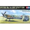 Maqueta 1/48 Supermarine Spitfire Mk.I y Light Utility Car 10HP Tilly Set de Tamiya