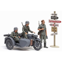 Maqueta 1/35 KS600 Motorcycle & Sidecar Alemán - Tamiya