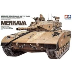 Maqueta en escala 1/35 del tanque israelí Merkava I MBT por Tamiya