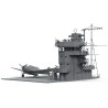 Border Model 1/35 Japanese Navy Aircraft Carrier Akagi Bridge w/ Flight Deck + Type 97 Carrier Attack Aircraft