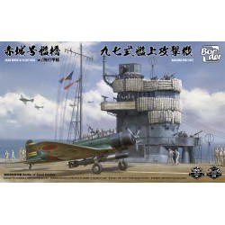 Maqueta 1/35 Japanese Navy Aircraft Carrier Akagi con Puente y Aviones Tipo 97 – Border Model