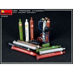 Miniart 1/35 High Pressure Cylinders w/Welding Equipment