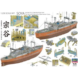 Maqueta 1/250 Antarctic Research Ship Soya Segunda Expedición - Hasegawa