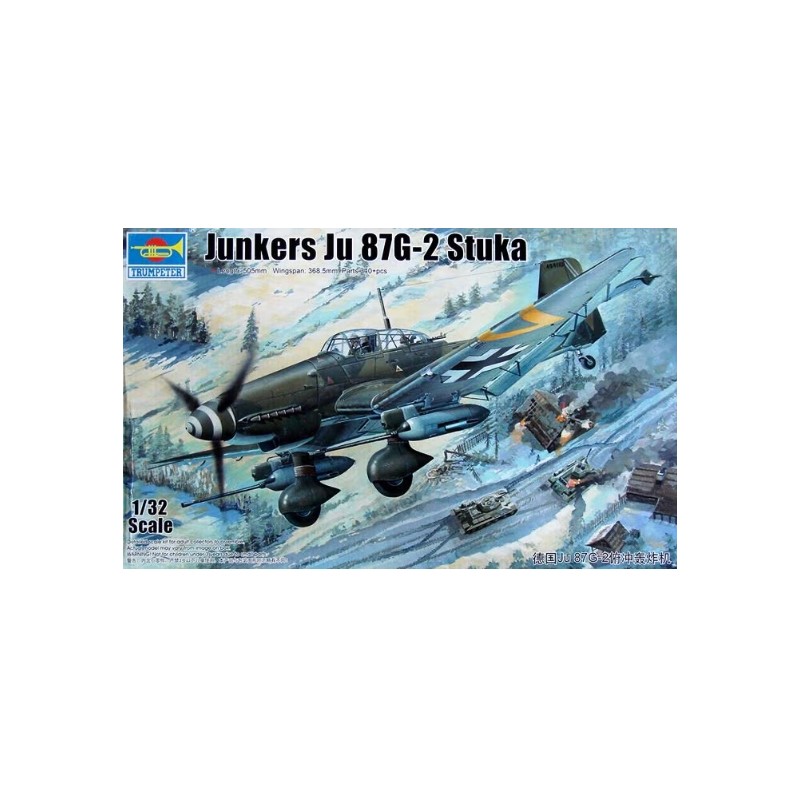 Trumpeter 1/32 German Junkers Ju 87G-2 Stuka aircraft model kit