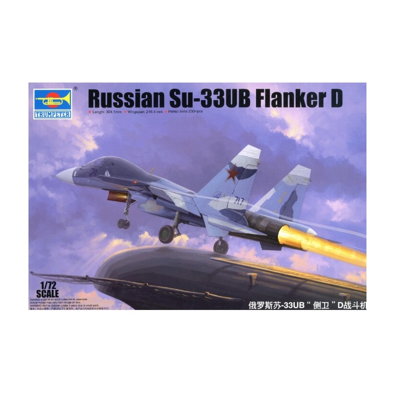 Trumpeter 1/72 Su-33UB Flanker D - Robotines