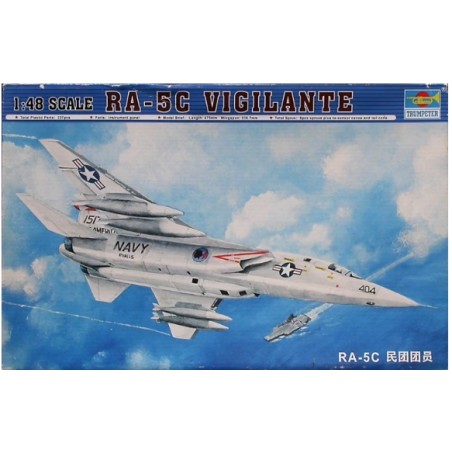 Maqueta de avion Trumpeter 1/48 US Navy RA-5C Vigilante