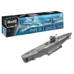 Revell  1/72 Submarine Type IXC U67/U154