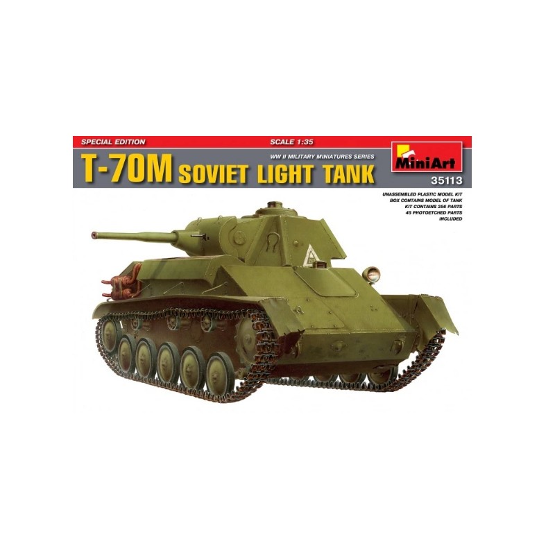 Miniart 1/35 T-70M Soviet Light Tank