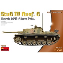 Maqueta de Tanque Miniart 1/72 StuG III Ausf. G March 1943 Prod..