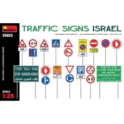 Maqueta Miniart 1/35 Traffic Signs. Israel