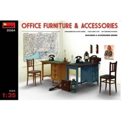 Miniart 1/35 Office Furniture & Accessories